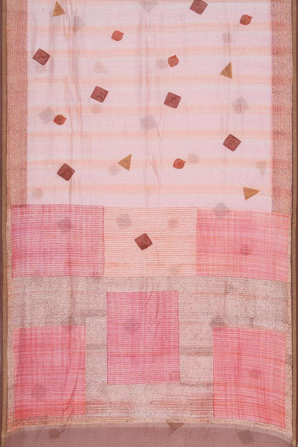 Image of Maheshwari Geometric Print Saree